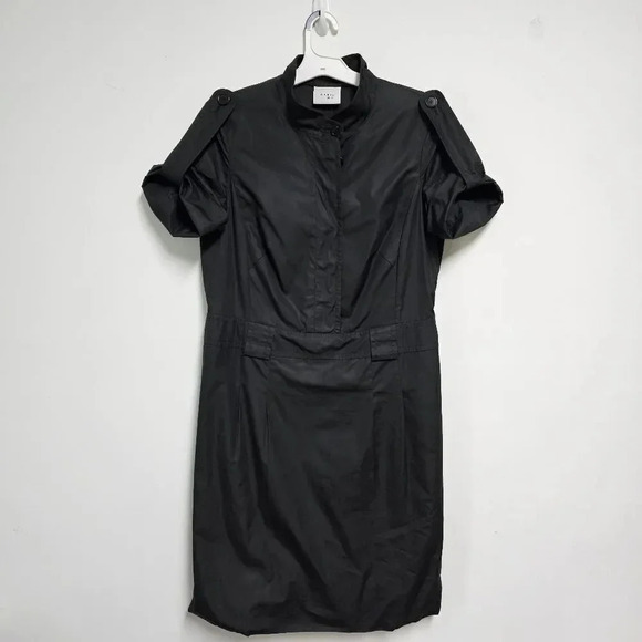 AKRIS punto black 12 shirt dress - Picture 7 of 14